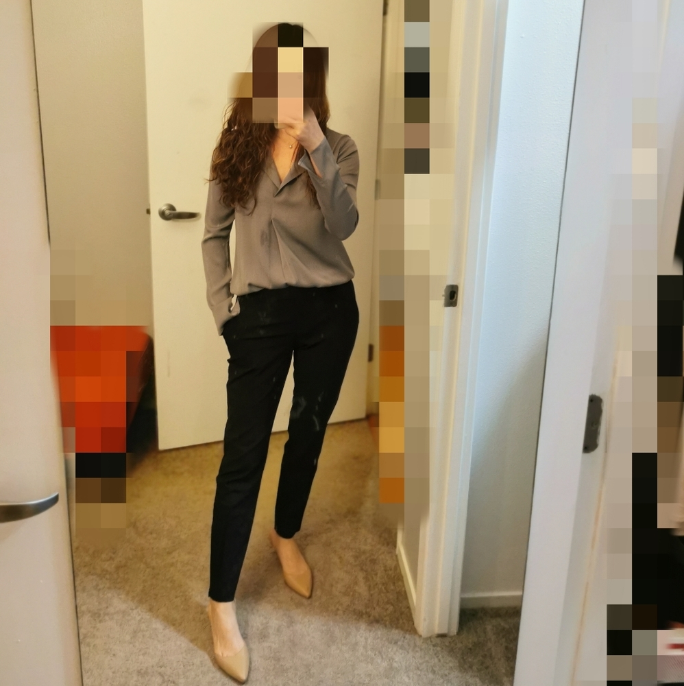 Theory wool pant -navy, new with tag